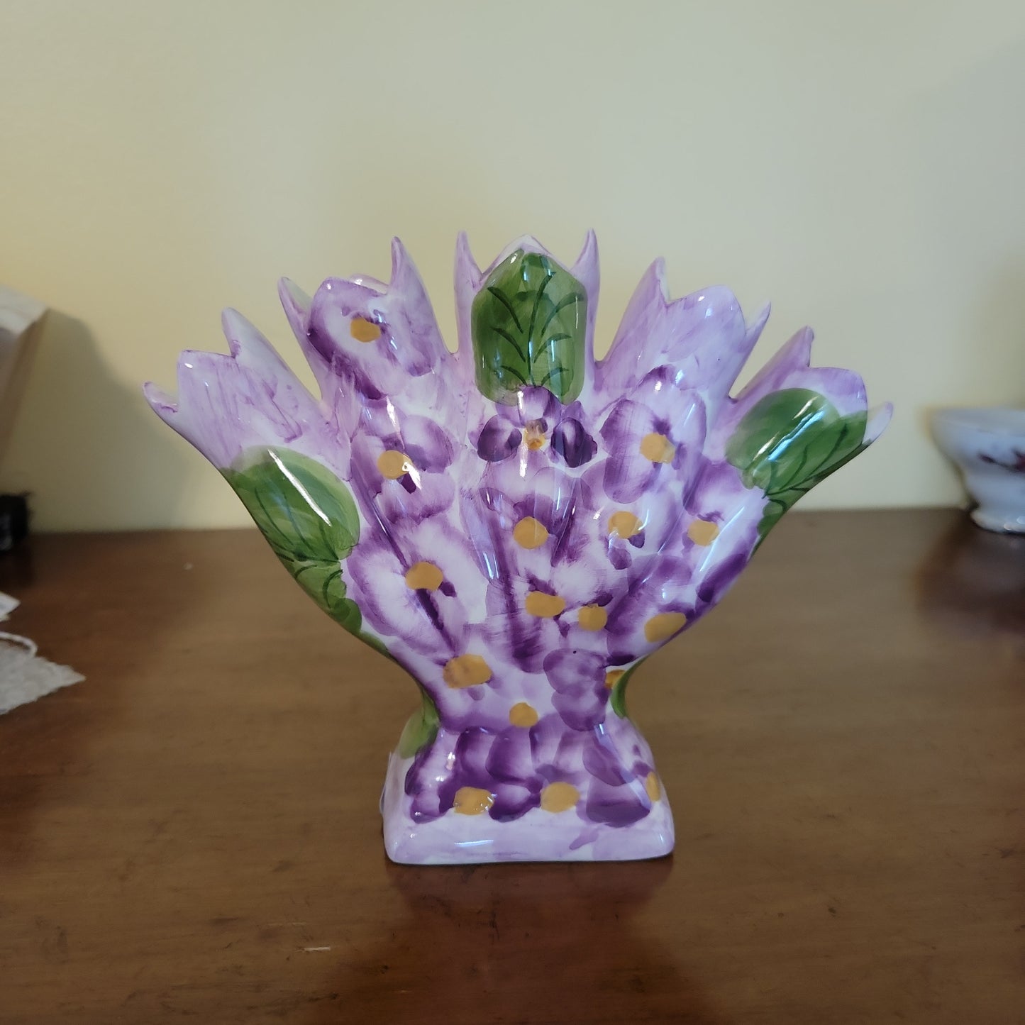 Purple Floral Vase