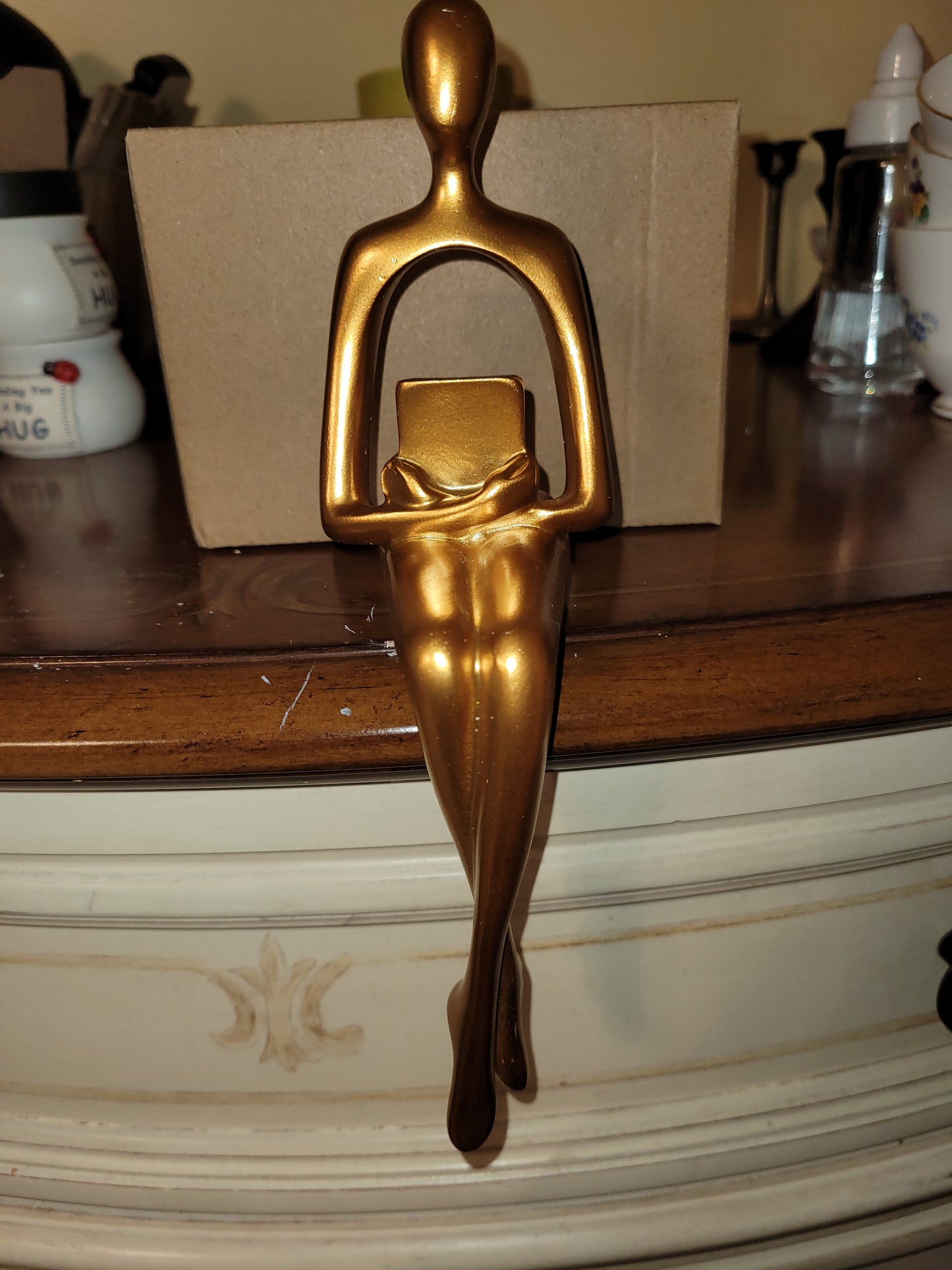 Gold Sitting Lady
