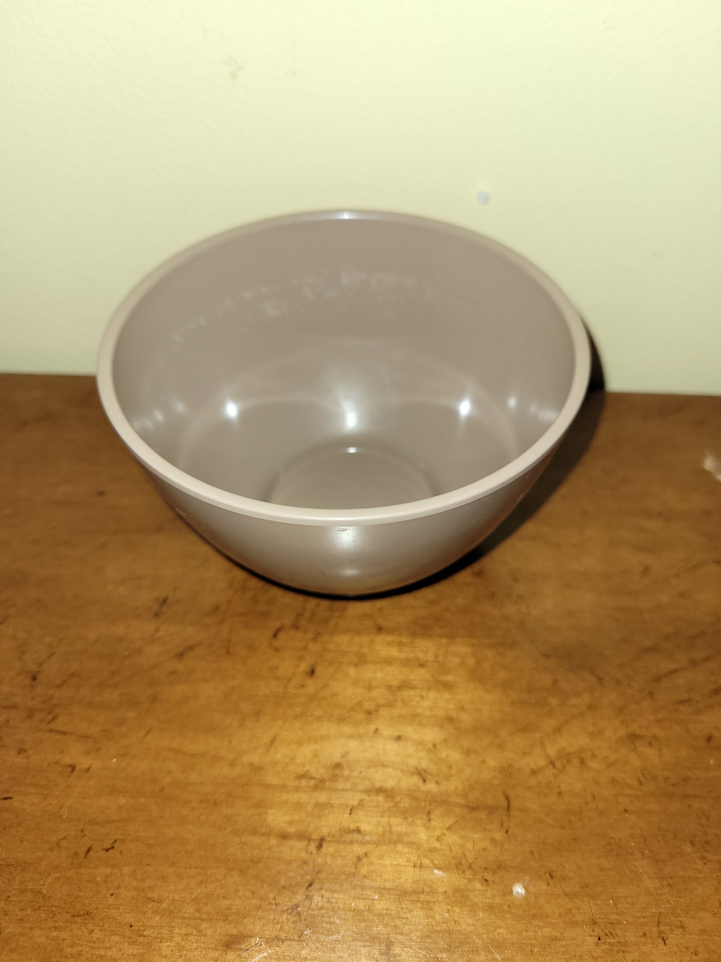 Tan Plastic Container