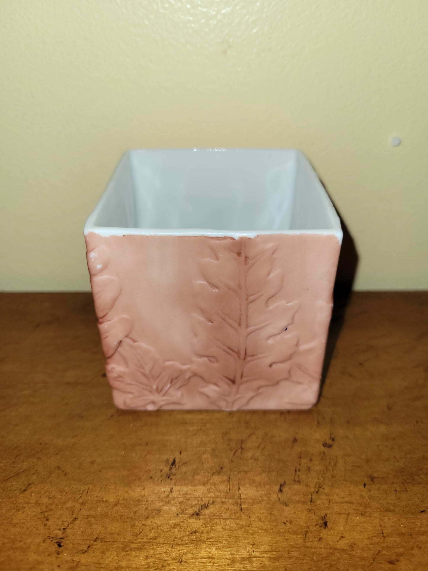 Tan Textured Container