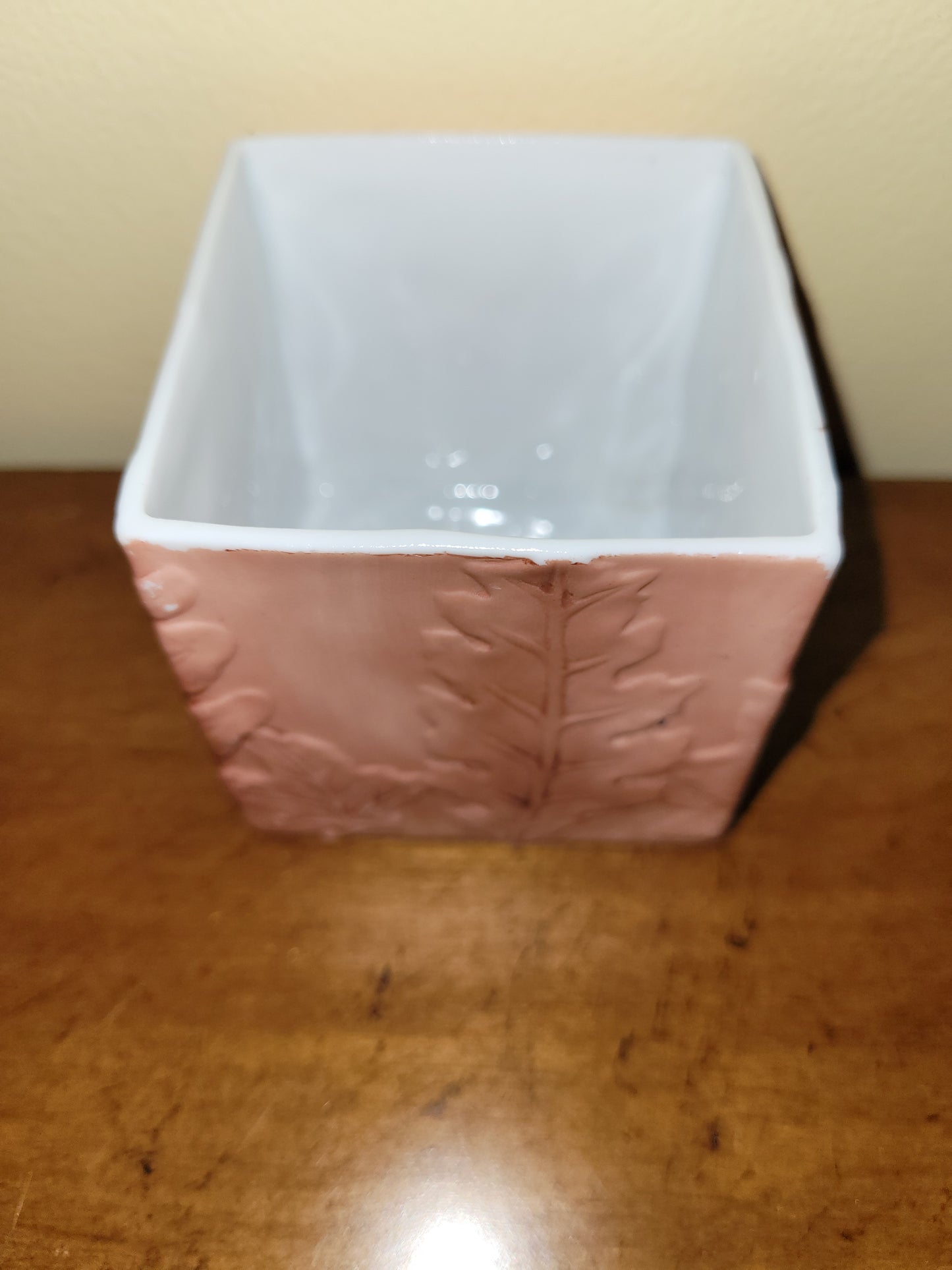 Tan Textured Container