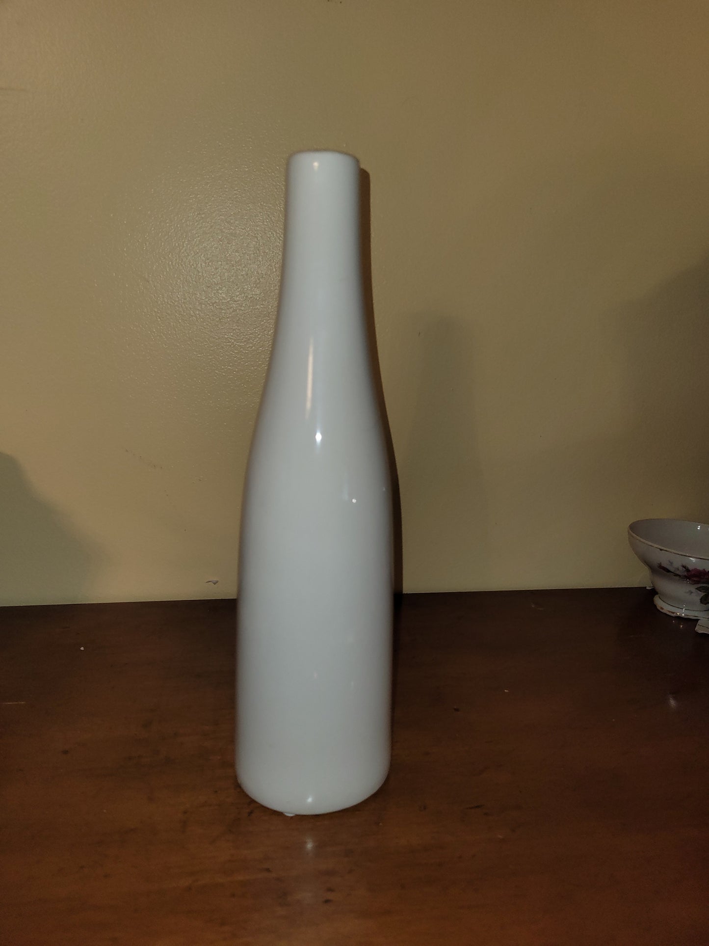Tall White Vase