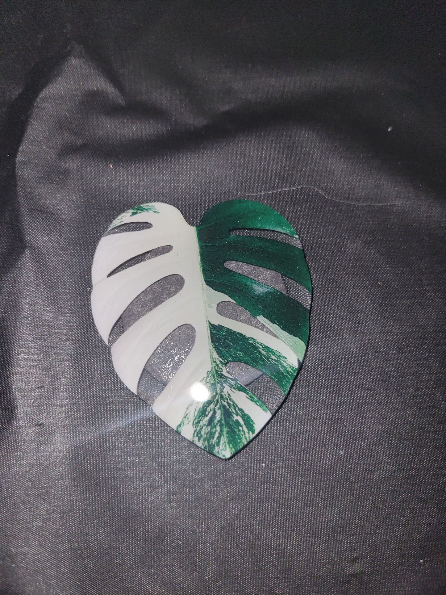Ghost Monstera Leaf Magnet