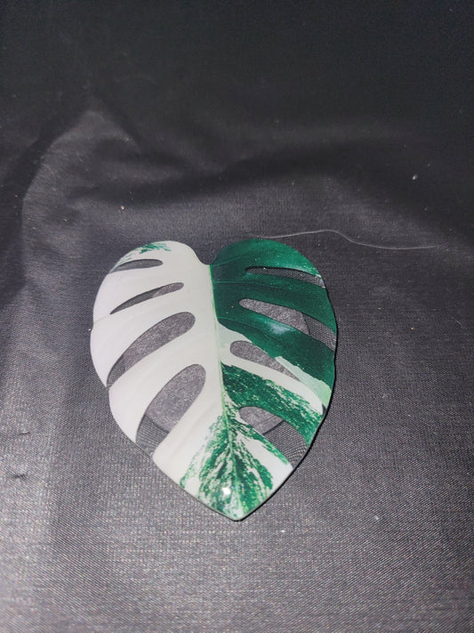 Ghost Monstera Leaf Magnet