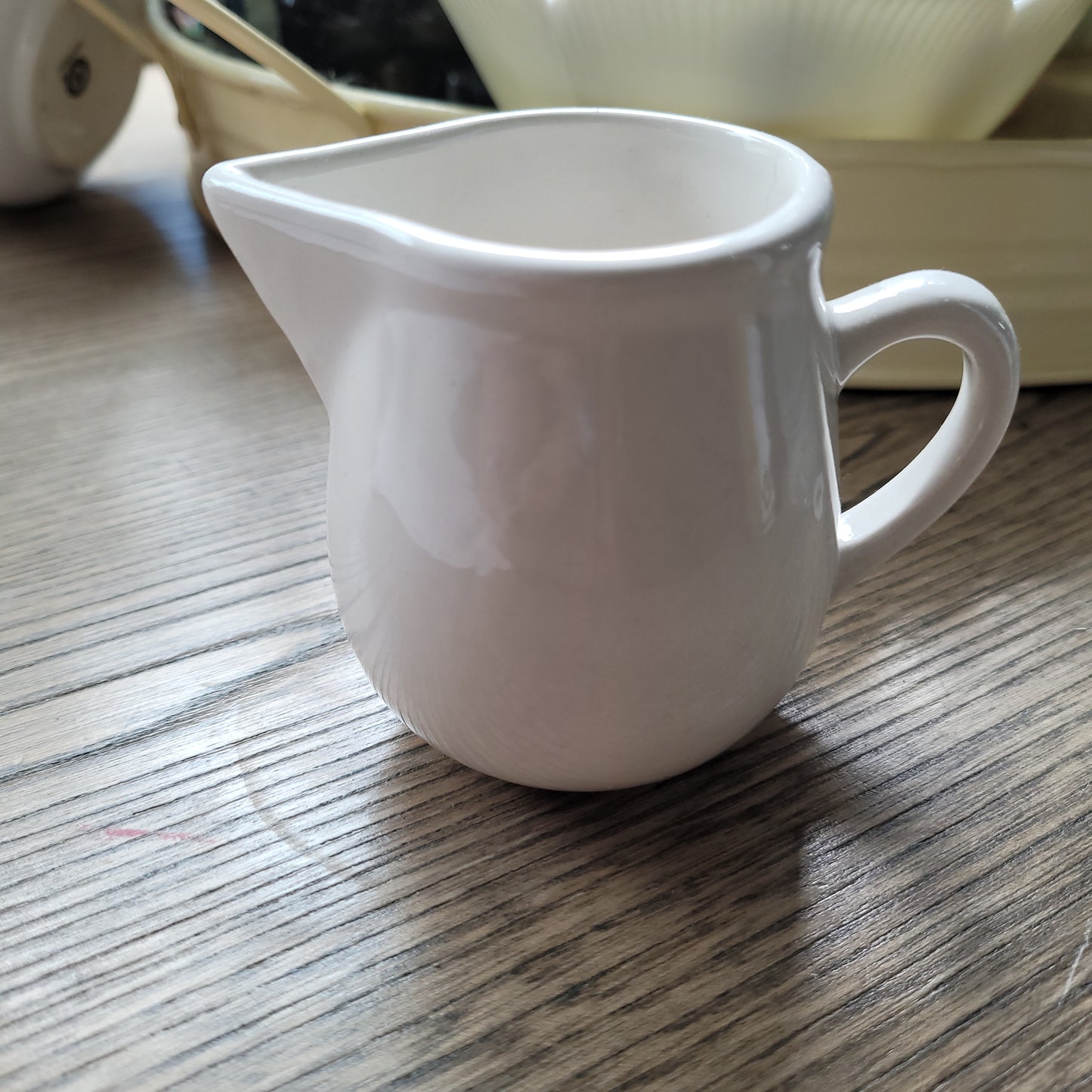 White Pitcher Creamer