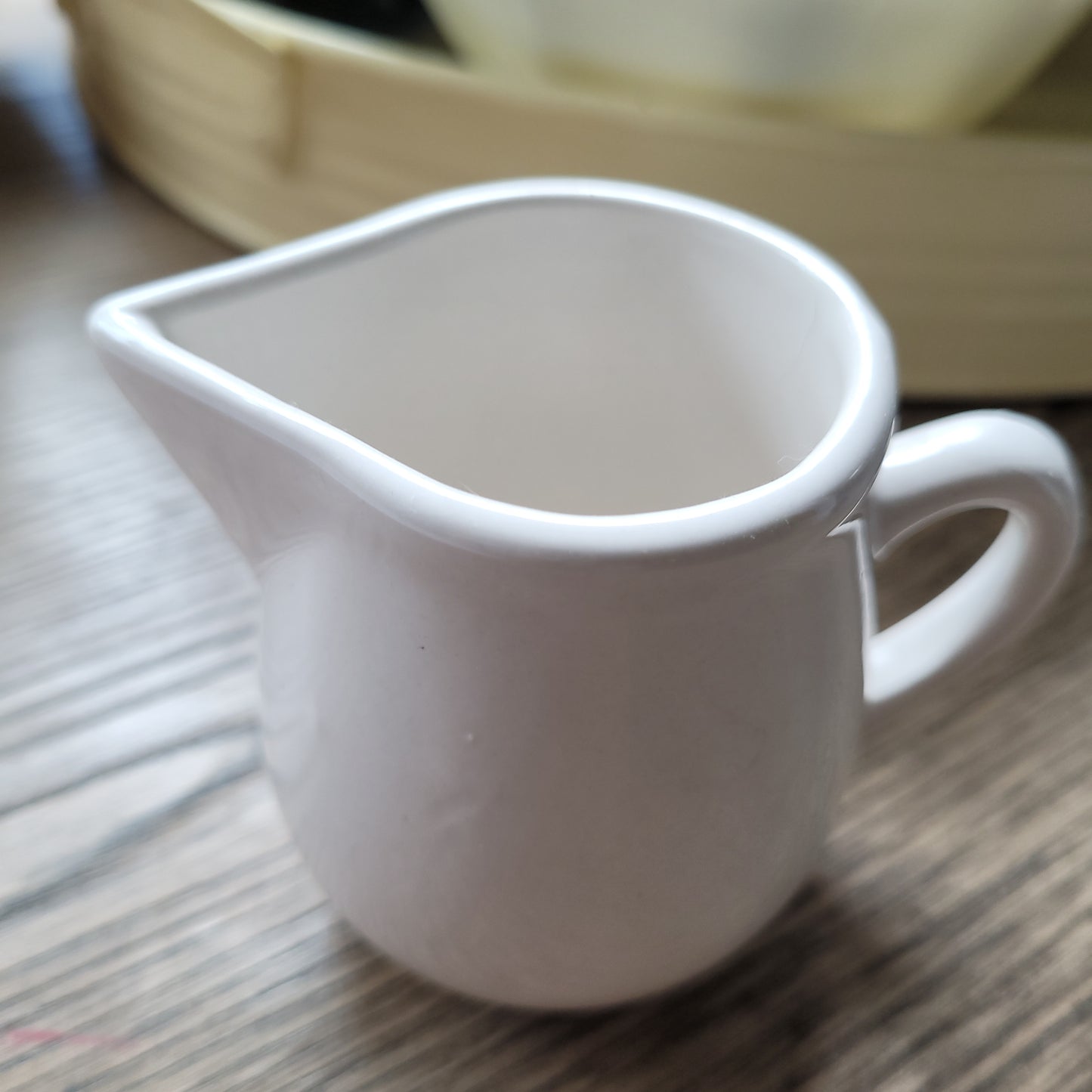 White Pitcher Creamer