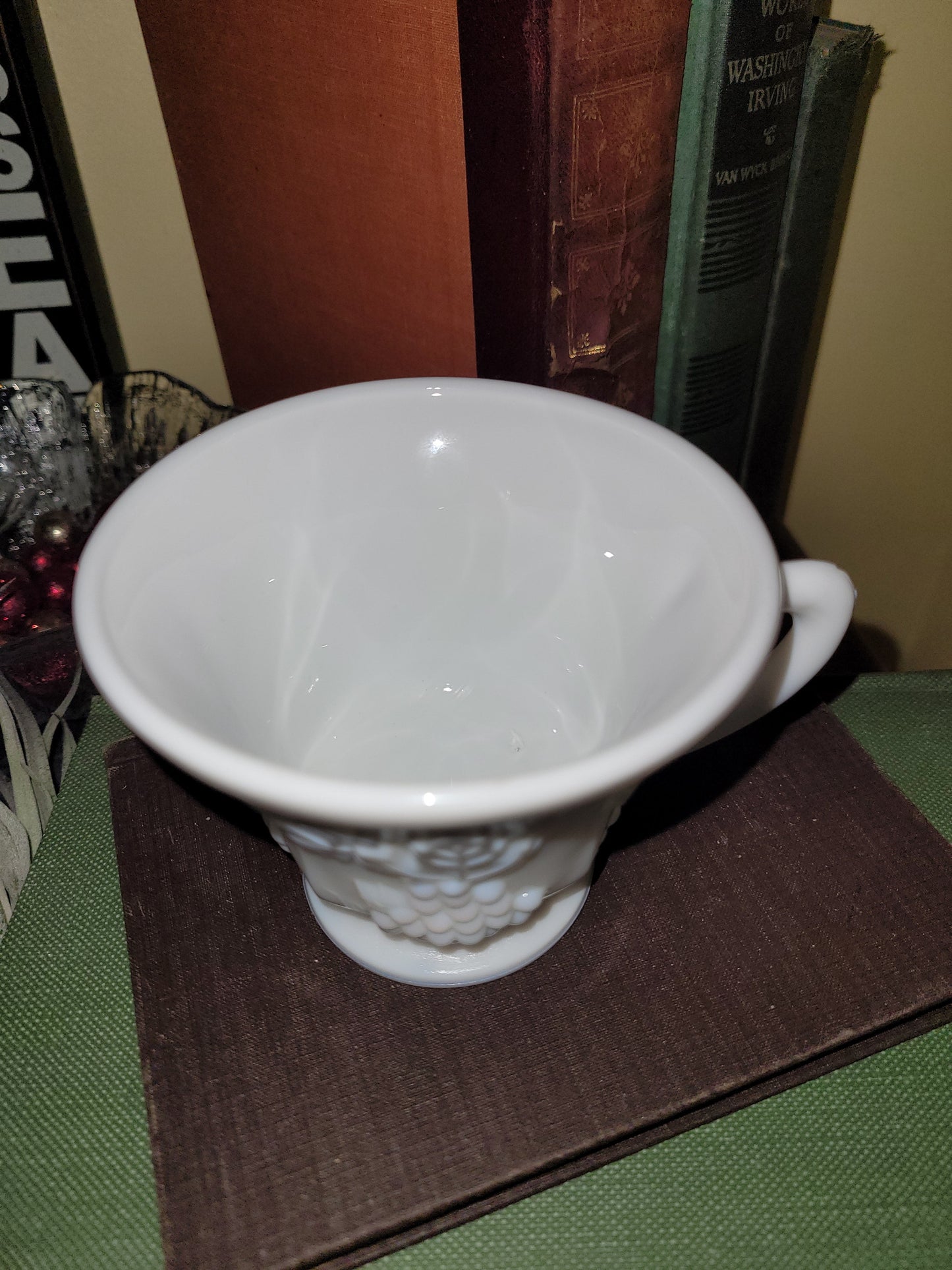 White Coffee Cup Air Plant Holder 05