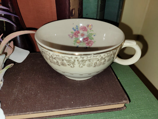 Gold Trim Floral