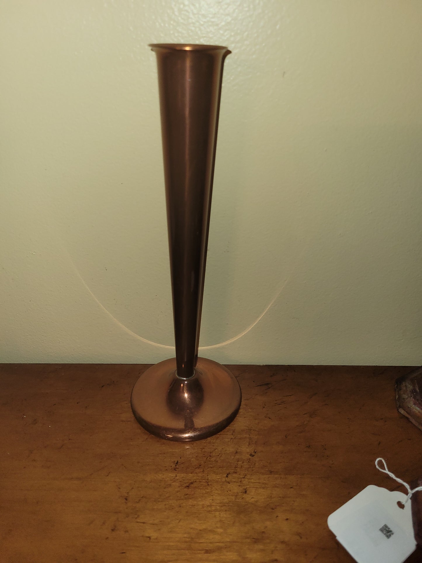 Vintage Bronze Fluted Container