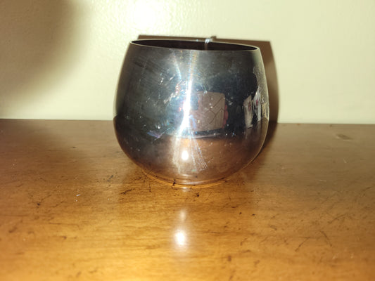 Round Mercury Glass Metal