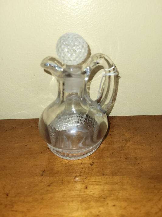 Clear Glass Bottle with Stopper