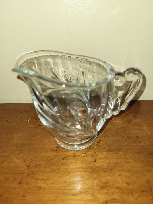 Upcycled Creamer Glass